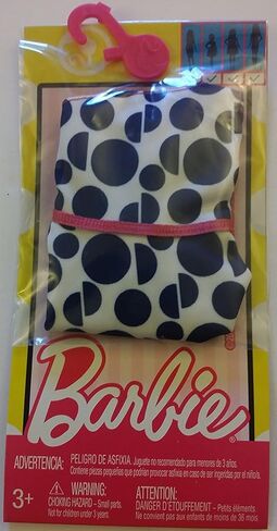 Barbie Pink Belted Blue Polk-A-Dot Dress in Kuwait