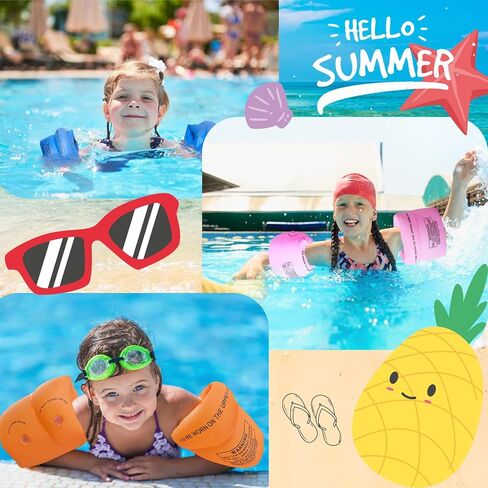 2 Pack Arm Floaties for Kids and Adults- Inflatable Floaties for Kids 6-12yrs, Blow up Water Wings for Toddlers, Swimming Arm Pool Floats for Children and Adults 30-150LBS(Pink and Pink) in Kuwait
