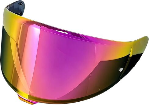 Shoei RF-1400 Helmet Visor Replacement for X15 CWR-F2 RF-1400 Z8 NXR2, CWR-F2 Shield Windshield Anti-Scratch UV Protection （Gold Red） in Kuwait