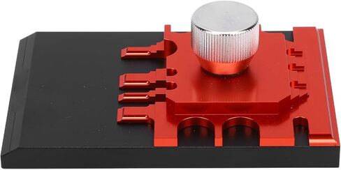 Fafeicy Photo Etched Parts Bender, 360 Degree Rotatable Aluminum Alloy Etching Sheet Bending Vise with Adjustable Angle, for Model Making and 3D Etched Parts Conversion in Kuwait