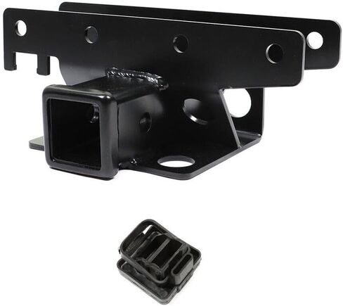 2" Trailer Hitch for Jeep for Wrangler 2018 Jk 2 & 4-Door Rear Tow Bar Step Aluminum Iron Black YI-206535T in Kuwait