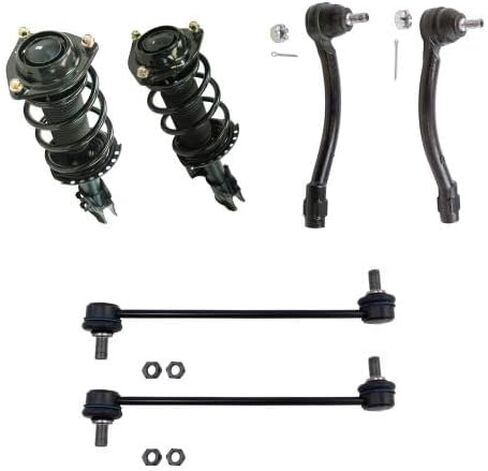 Replacement Front Strut & Outer Tie Rod Kit Fits Hyundai Elantra 2011-2016 (6 Piece) in Kuwait
