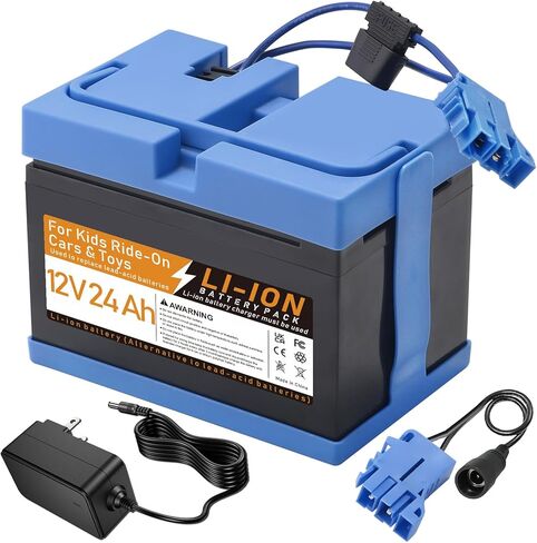 Power Wheel Battery for Peg Perego for John-Deere Gator XUV for Polaris for Taurus Utility Truck for Polaris RZR 900 for Slingshot for Gaucho Rock'in Kids Ride On UTV Toys TB4 (12V 18Ah (Li-ion)) in Saudi Arabia