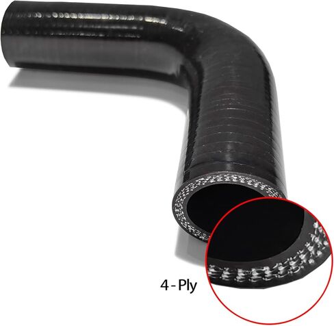 90 Degree Elbow ID 5/8" (16mm) Silicone Hose Coupler 4-Ply Reinforced for Cold Air Intake Turbo Intercooler 4"leg Length(102mm) Automotive Radiator Hose in Kuwait
