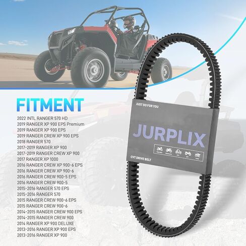 3211149 حزام محرك CVT شديد التحمل، متوافق مع Polaris Ranger XP 900 2013-2019، Crew XP 900 2017-2019، 570 & 570 EPS 2015-2020، بدون إعادة معايرة القابض in Kuwait