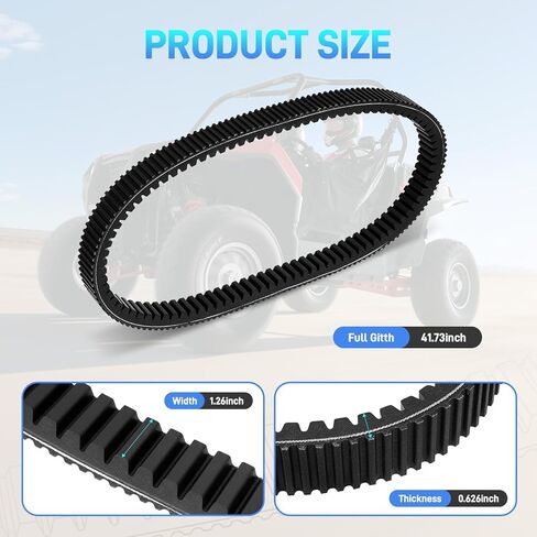 3211149 حزام محرك CVT شديد التحمل، متوافق مع Polaris Ranger XP 900 2013-2019، Crew XP 900 2017-2019، 570 & 570 EPS 2015-2020، بدون إعادة معايرة القابض in Kuwait