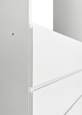 Prosper White Freestanding Walk in Wood Closet System in Kuwait