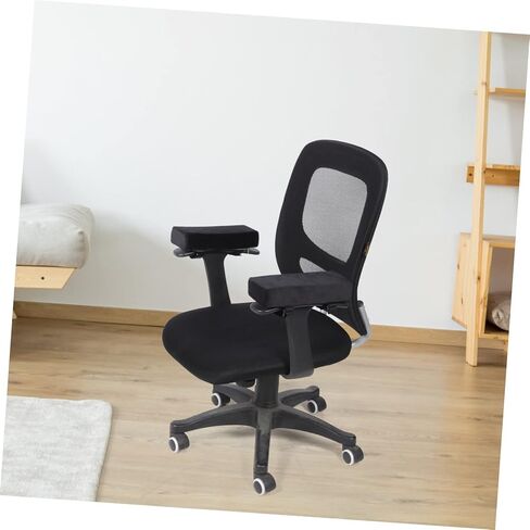 SHOWERORO 1pair Ergonomic Office Armrest Pads Comfortable Non- Cushion Covers for Chairs Height for Elbow Support for Home Gaming Desks Easy Installation in Kuwait