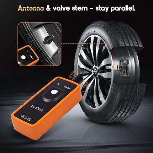 Oktiger TPMS Relearn Tool for GM Vehicles, EL-50448 Tire Pressure Monitor Sensor Activation Reset Tool, Auto TPMS Reset Tool OEC-T5 Compatible with Chevy GMC Buick Cadillac, 315/433 MHz in Kuwait