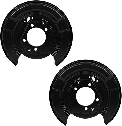 cciyu 47704-0T010،47703-0T010 دروع غبار الفرامل الأمامية اليسرى واليمنى مناسبة لتويوتا لسيينا 2011-2020، لتويوتا لفينزا 2011-2015، لوحات دعم الفرامل السوداء قطعتان in Kuwait