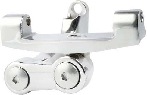 طقم تثبيت لوح قدم الركاب الخلفي قابل للتعديل مناسب لدراجة Harley Davidson Touring Electra Glide Road Glide Street Glide Road King 1993-أحدث من الكروم in Kuwait