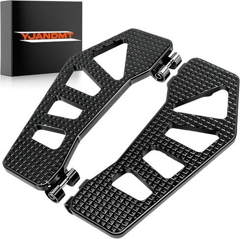 Driver Floorboards, Motorcycle Rider Footboards Front Footpegs for Harley Road king/Road glide/Street glide/Electra glide 1986-2025 2026 in Kuwait