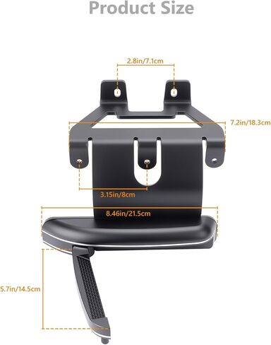 Driver Footboard for Honda Gold Wing GL1800 F6B 2018-2025, Adjustable Retractable Aluminum Foot Peg with Steel Mounting Bracket, Rust-Proof Anti-Slip in Kuwait