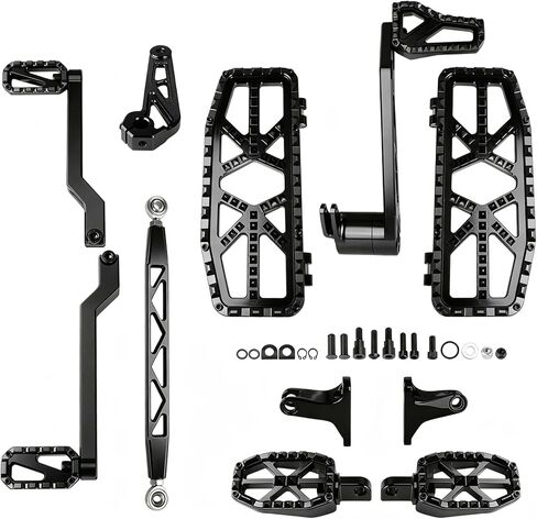 2014-2026 Touring Floorboards Foot Boards Kit for Harley Street Glide Road Glide Road King Electra Ultra Limited models – Complete Rider & Passenger Footpeg Kit with Brake & Shift Levers kit in Kuwait