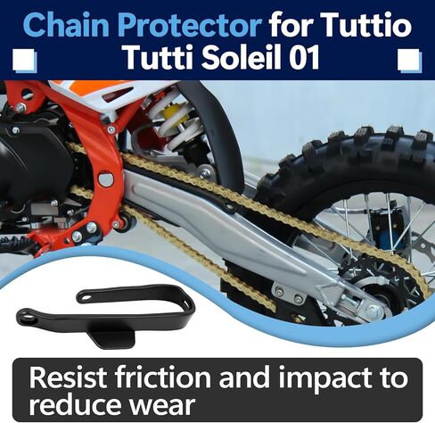 حامي سلسلة لـ Tutti Tutto Soleil01 Ebike، واقي سلسلة سوداء لـ Tutti Tutto Soleil01 Ebike، دليل منزلق سلسلة لـ Tuttio Soleil 01 سهل التركيب in Kuwait