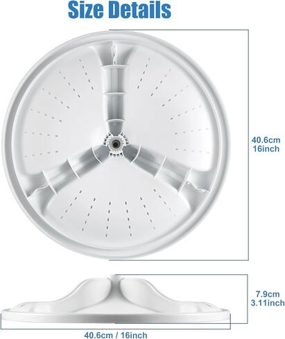 W10902814 Washplate Set Compatible with Maytag Washer Plate Parts and Whirlpool Washplate W108396887 W10752287 MVWB855DW W10834893 W10834917,Including Screw & Cap in Kuwait