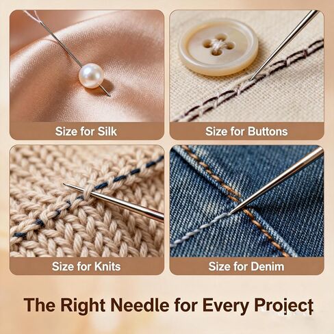 25 Pcs Knitting Needles Set, Aluminum Straight Knitting Needles for Adults, DIY Craft Supplies for Beginners, Arts Crafts & Sewing in Kuwait
