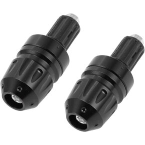 2pcs Motorcycle Bar Ends Plug Universal Handlebar Bar End Caps Aluminum Alloy for 7/8" 22mm Handlebar Black in Kuwait