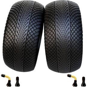 2 حزمة 80/65-6 إطارات سكوتر بدون أنابيب فراغ على الطرق الوعرة 10x3 (255x80) مع صمامات الهواء للدراجات البخارية الكهربائية 10 بوصة غير قابلة للانزلاق in Kuwait