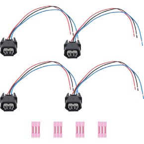 Wires Ignition Coil Connector Wiring Plug Pigtail Harness 6Pcs Compatible with 2003-2008 Honda Pilot Ridgeline 2001-2006 Acura MDX 2004-2007 Saturn Vue V6 3.5L in Saudi Arabia