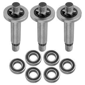 Replacement 3 Spindle Assembly Shaft W/Bearing for MTD for Cub Cadet 738-0976 7380976, Pack of 6 in Kuwait