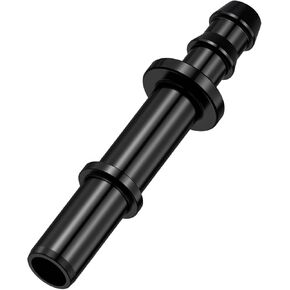EVIL ENERGY 5/16" Barb Hose to 3/8" SAE Quick Disconnect Male Fuel Fitting Adapter Aluminum Black in Kuwait