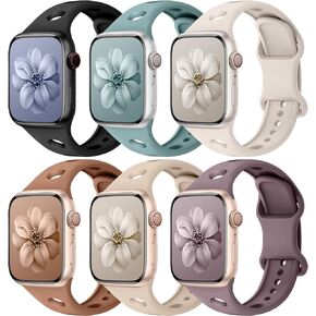 العصابات الرياضية لساعة أبل الفرقة 40 مم 41 مم 38 مم 44 مم 45 مم 42 مم iWatch العصابات للنساء والأطفال الرجال، لطيف البلاستيك المعاد تدويره حزام السيليكون الناعم لسلسلة ساعة أبل 9 8 7 6 5 4 3 SE 2nd Ultra/2 49 مم 40 45 in Saudi Arabia