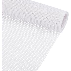 BENECREAT 9 CT Cross Stitch Cloth, 39x12 Inch White Essential Basic Aida Cloth for Embroidery Floss and Yarn Knitting, Embroidery Fabric in Kuwait
