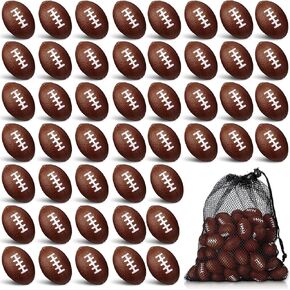 72 Pcs Mini Foam Football Party Favors 1.5'' Mini Football Stress Balls Bulk Toy Football Party Decorations Supplies Small Sports Balls for Boys Girls Adults Outdoor Games with Drawstring Mesh Bag in Kuwait
