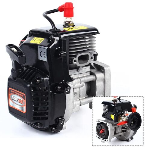 محرك بنزين مبرد بالهواء 30.5CC، محرك روفان ثنائي الأشواط 4 بولت لـ HPI Baja 5b 5T King Motor LOSI FG GoPed in Kuwait