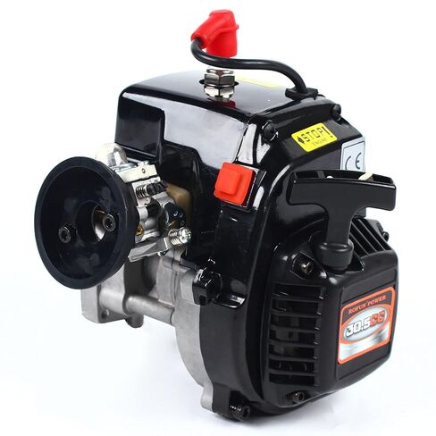 محرك بنزين مبرد بالهواء 30.5CC، محرك روفان ثنائي الأشواط 4 بولت لـ HPI Baja 5b 5T King Motor LOSI FG GoPed in Kuwait