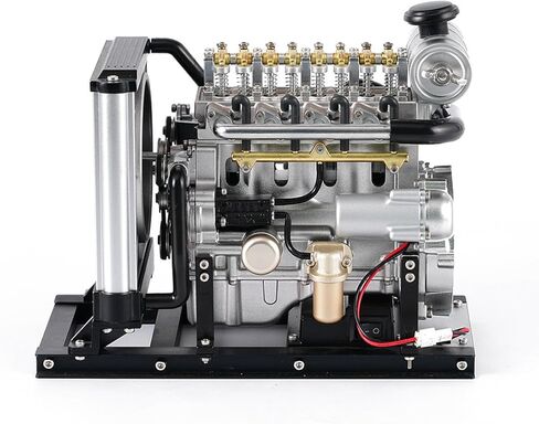 مجموعات نماذج محرك ENGINEDIY Mini L4 للبالغين لبناء نموذج محرك معدني 1/10 DIY، مناسب لمحاكاة نموذج السيارة الكهربائية (نسخة مطورة/300+قطعة) in Kuwait