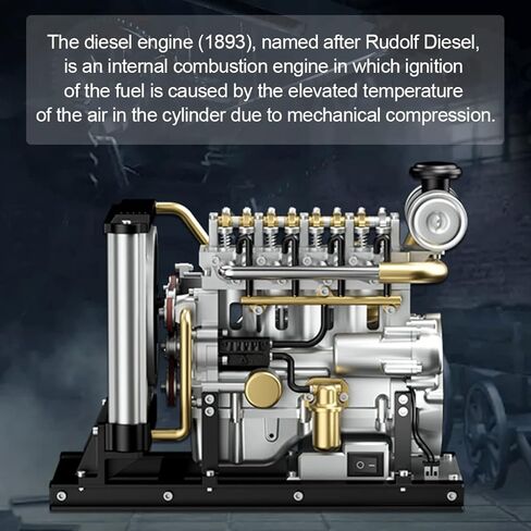 مجموعات نماذج محرك ENGINEDIY Mini L4 للبالغين لبناء نموذج محرك معدني 1/10 DIY، مناسب لمحاكاة نموذج السيارة الكهربائية (نسخة مطورة/300+قطعة) in Kuwait