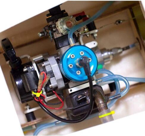 Rc Marine 2-Stroke 4 Bolt 26cc Engine for Racing Boat Zenoah Rcmk QJ Engines G260 PUM Parts in Kuwait