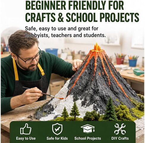 Pre-Cut Plaster Cloth Sheets 40 Pack for Model Terrain Building, Diorama Scenery Railroad Layouts, for Mountains, Tunnels, Miniature Landscapes 3D Scene Modeling(5.91'', 7.87", 7.87" Width) in Kuwait