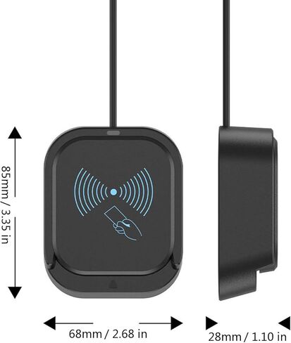 قارئ بطاقات قاعدة غير قابل للانزلاق USB التوصيل والتشغيل يدعم أنظمة وبروتوكولات متعددة مناسبة لنقل البيانات بكفاءة قارئ بطاقات USB in Kuwait