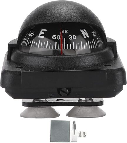 Car Compass, Accurate Direction Pointing with Calibration Tool, Magnetic Direction Finder, Reverse Magnetic Steel for Drivers, Campers, RV Owners, Boaters, Auto Navigation, Camping in Kuwait