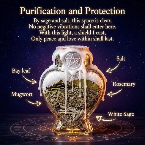 8 Pcs Dried Herbs and Flowers for Witchcraft, Bulk Dried Botanical for Candle Soap Making, Potpourri Simmer Pot, DIY Crafts Resin, Large Capacity Lavender Mint Rose Rosemary for Witchy Beginners Gifts in Kuwait
