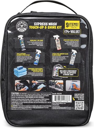 Chemical Guys Exterior Express Car Wash Kit With Car Wash Soap & Cleaner, Easy On The Go Car Cleaning Kit in Kuwait