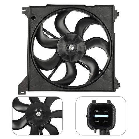ALEGE Radiator Fan Assembly Fit for 1999-2005 for Hyundai Sonata 2002-2005 for Hyundai XG350 2001-2006 for Kia Optima, Replace OE:600700 in Kuwait
