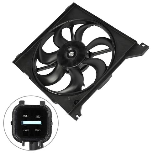 ALEGE Radiator Fan Assembly Fit for 1999-2005 for Hyundai Sonata 2002-2005 for Hyundai XG350 2001-2006 for Kia Optima, Replace OE:600700 in Kuwait