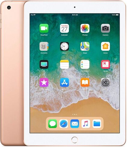 ابل ايباد 9.7 بوصة (أوائل 2018) 32 جيجابايت، واي فاي + 4G LTE - فضي (متجدد) in Saudi Arabia