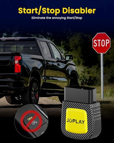 JOPLAY AFM DFM OBD2 Start-Stop Preference Memory Plug-in Device, Automotive Grade, Low Power Draw, Compatible with Silverado Sierra Tahoe Yukon Cadillac, No ECU Modification in Kuwait