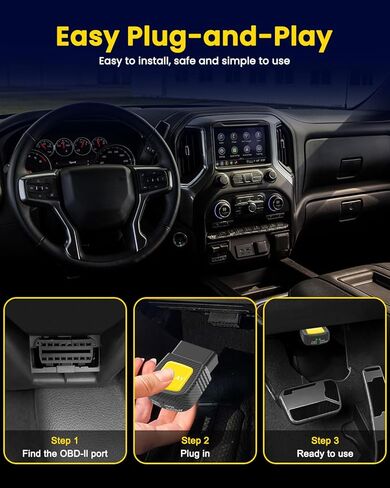 JOPLAY AFM DFM OBD2 Start-Stop Preference Memory Plug-in Device, Automotive Grade, Low Power Draw, Compatible with Silverado Sierra Tahoe Yukon Cadillac, No ECU Modification in Kuwait