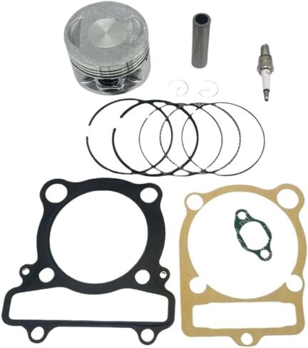 Piston Ring, Piston Sleeve, Gasket and Spark Plug Kit for 83mm Cylinder Engine Compatible with Warrior 350 YFM350X 1987–2004 in Kuwait