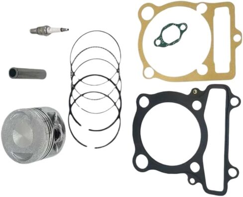 Piston Ring, Piston Sleeve, Gasket and Spark Plug Kit for 83mm Cylinder Engine Compatible with Warrior 350 YFM350X 1987–2004 in Kuwait