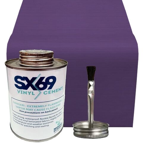 SX 69 Vinyl Repair Kit | Inflatable Bounce House Repair Kit | Includes 4 Ounce Adhesive and Vinyl Roll | for Flexible, Waterproof Repairs of Tears, Punctures, and Holes in Saudi Arabia