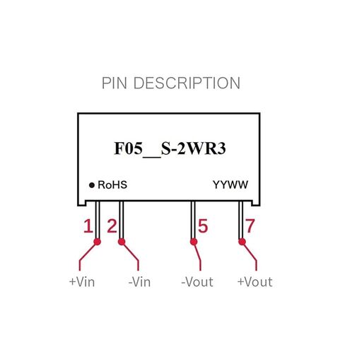 10pcs/lot F0505S-2WR3 2W 5V 400mA DC DC Converter Isolated Power Supply Intelligent Module in Kuwait