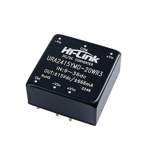 2pcs/lot URA2415YMD-20WR3 20W 24V to 15V 666mA DC DC Converter Power Supply Module in Kuwait