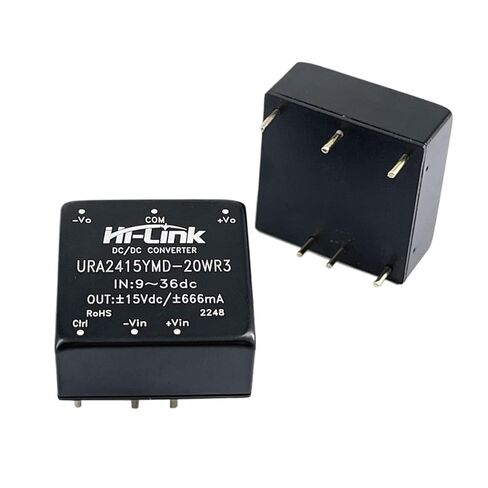 2pcs/lot URA2415YMD-20WR3 20W 24V to 15V 666mA DC DC Converter Power Supply Module in Kuwait